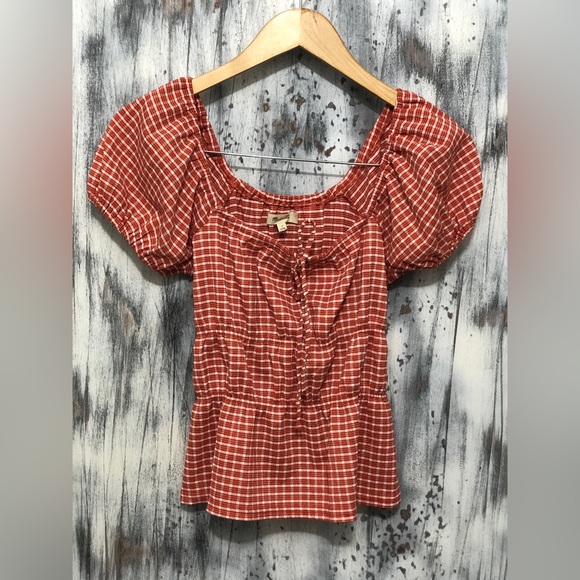Madewell Tops - Madewell Omaha Tiered Top Gingham - Size: Various